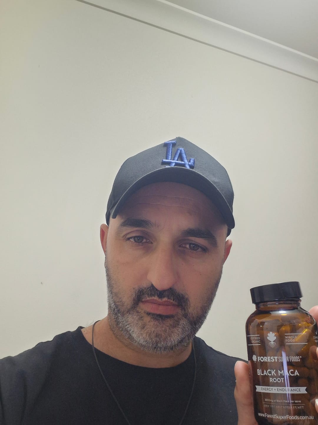 Customer photo review of Certified Organic Black Maca Capsules