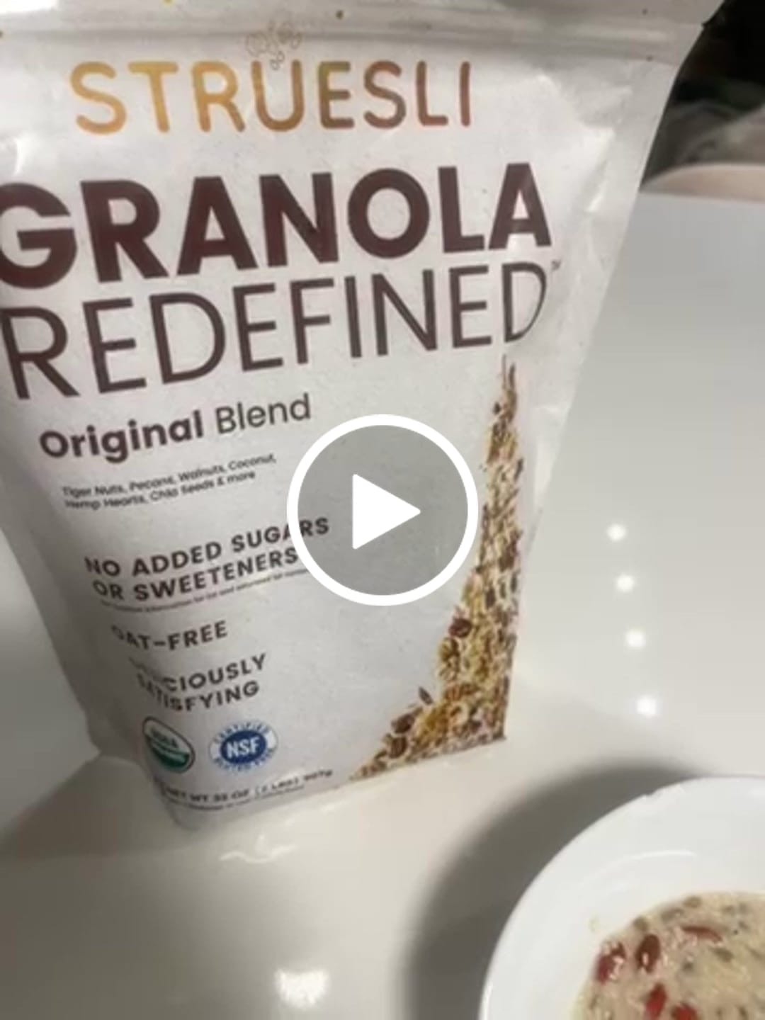 Customer video review of Struesli Organic Granola | Original
