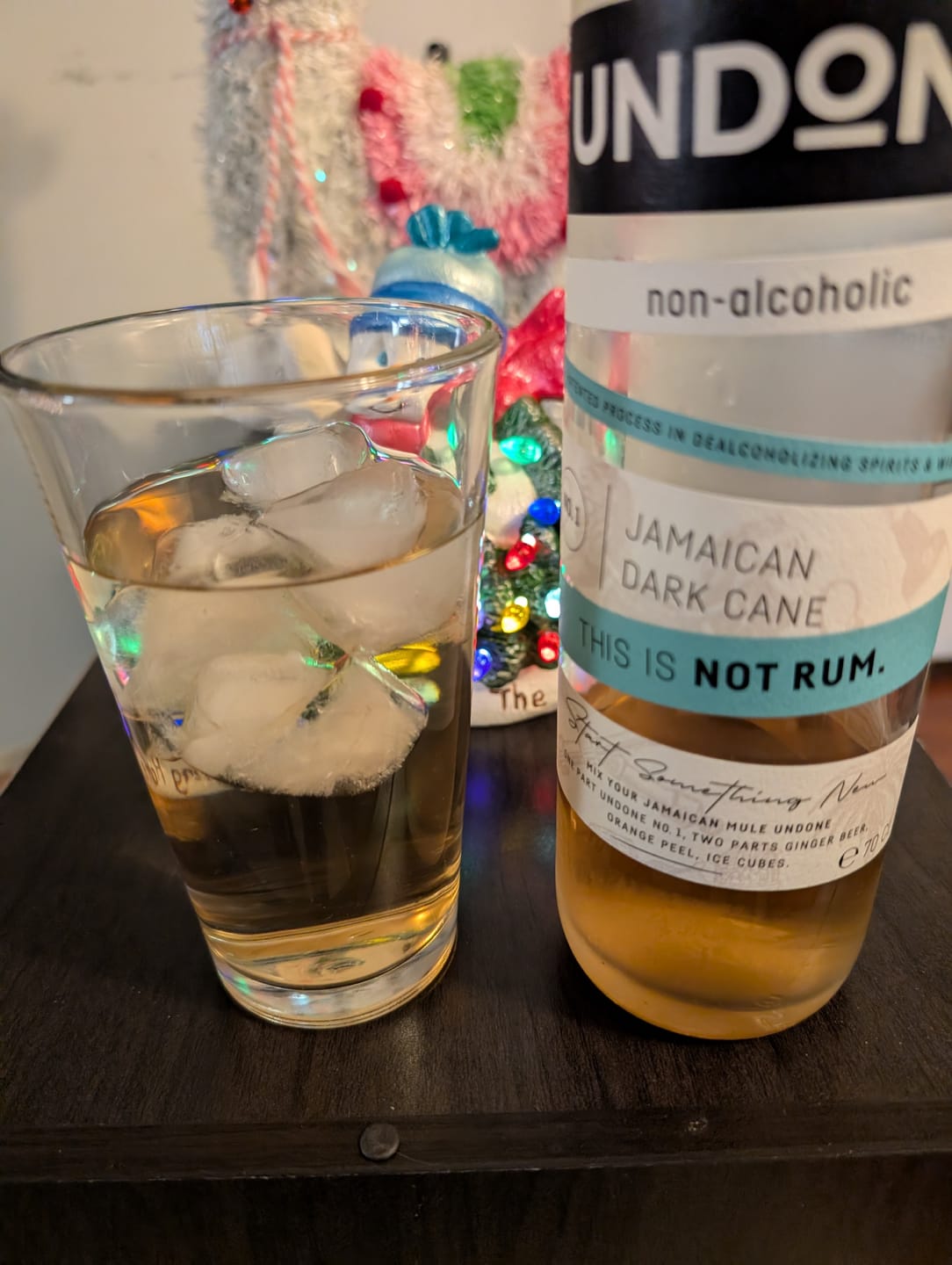 Customer photo review of UNDONE No. 1 Jamaican Dark Cane NOT RUM