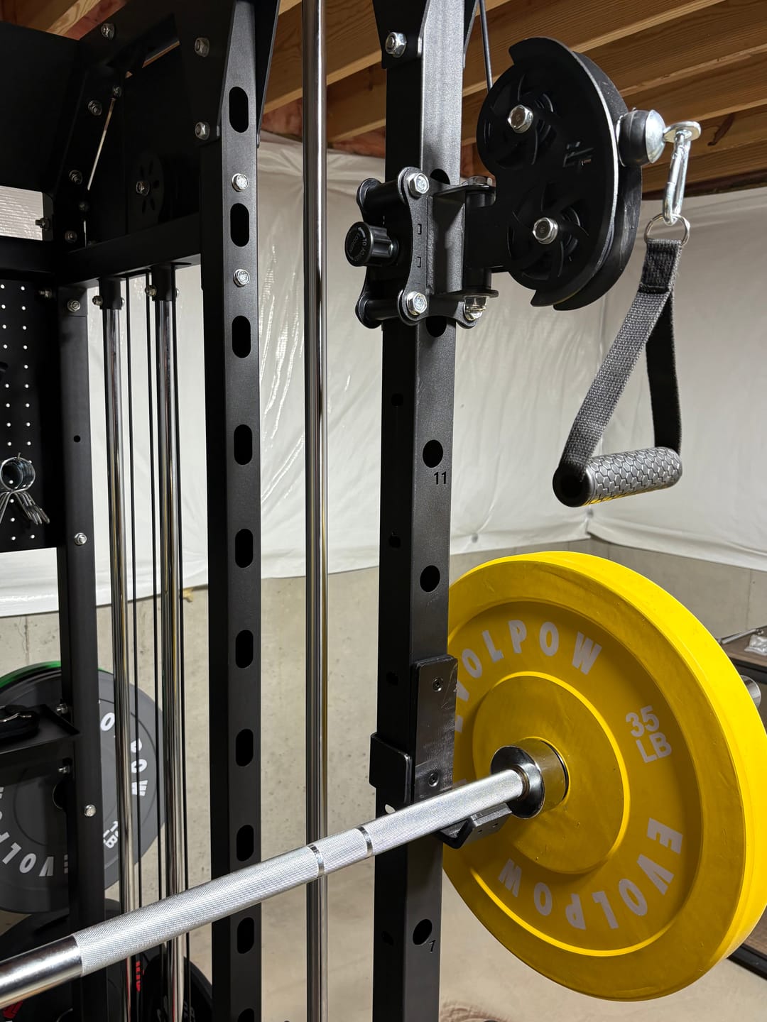 Customer photo review of EVOLPOW Color Low Bounce Bumper Plates Olympic Weight Plates