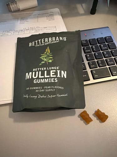 Customer photo review of BetterLungs® Mullein Gummies