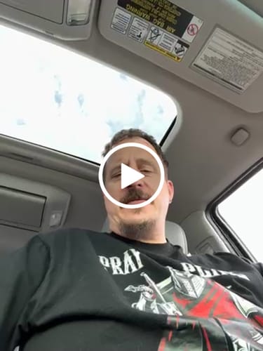 Customer video review of Hero Company Men's The Knights Templar "Never Retreat, Never Surrender" Black Tee - Helps Pair Veterans With A Service Dog or Shelter Dog