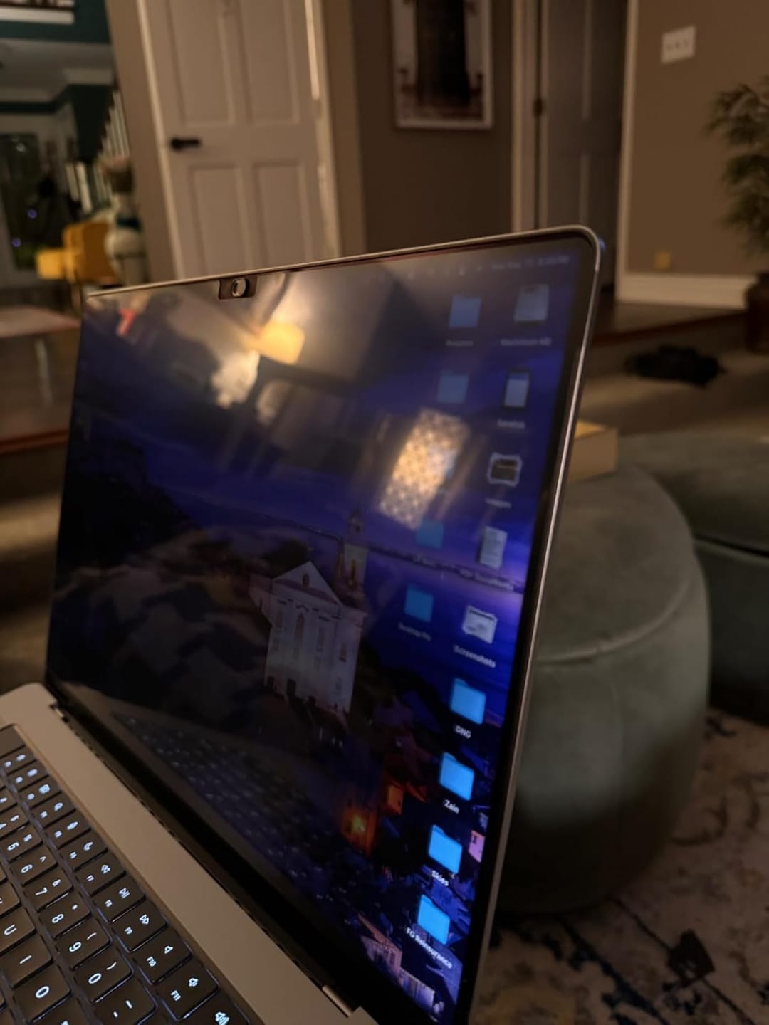 Customer photo review of Removable Computer Monitor Privacy Screen Filter - for 16:9 Aspect Ratio