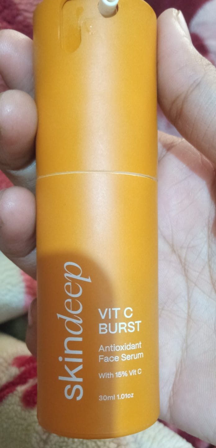 Customer photo review of Vit C BURST - Antioxidant Face Serum