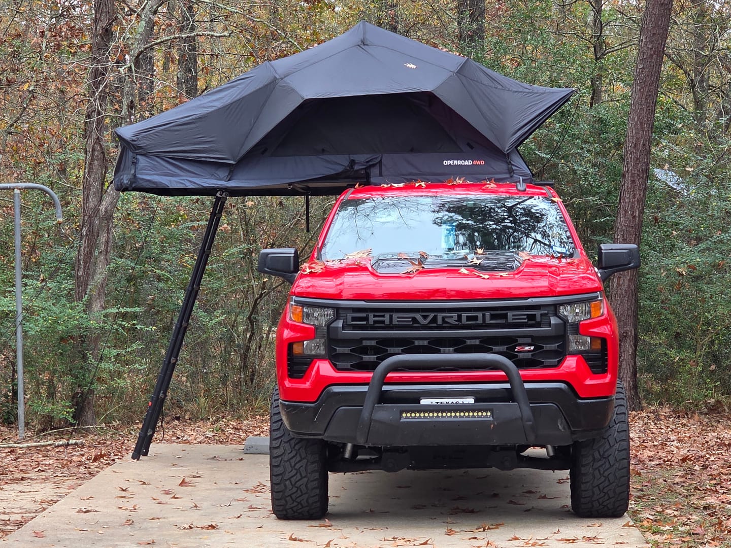 Customer photo review of OPENROAD Family Quick-Open Soft Roof Top Tent (4-Person)