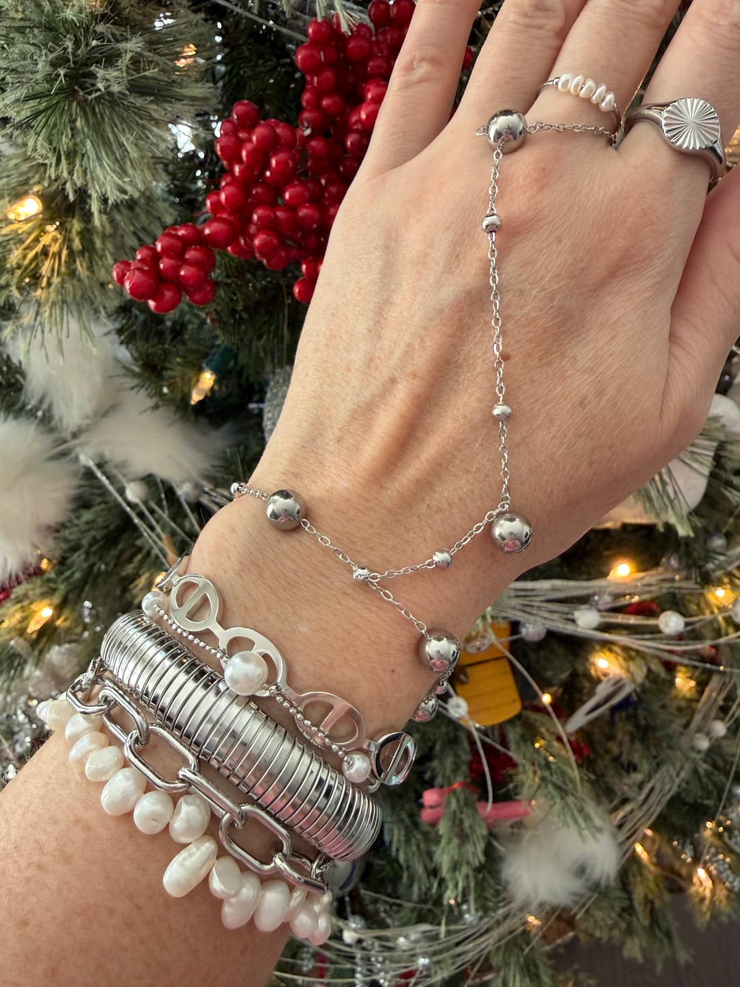 Customer photo review of Ibiza Chunky Bangle