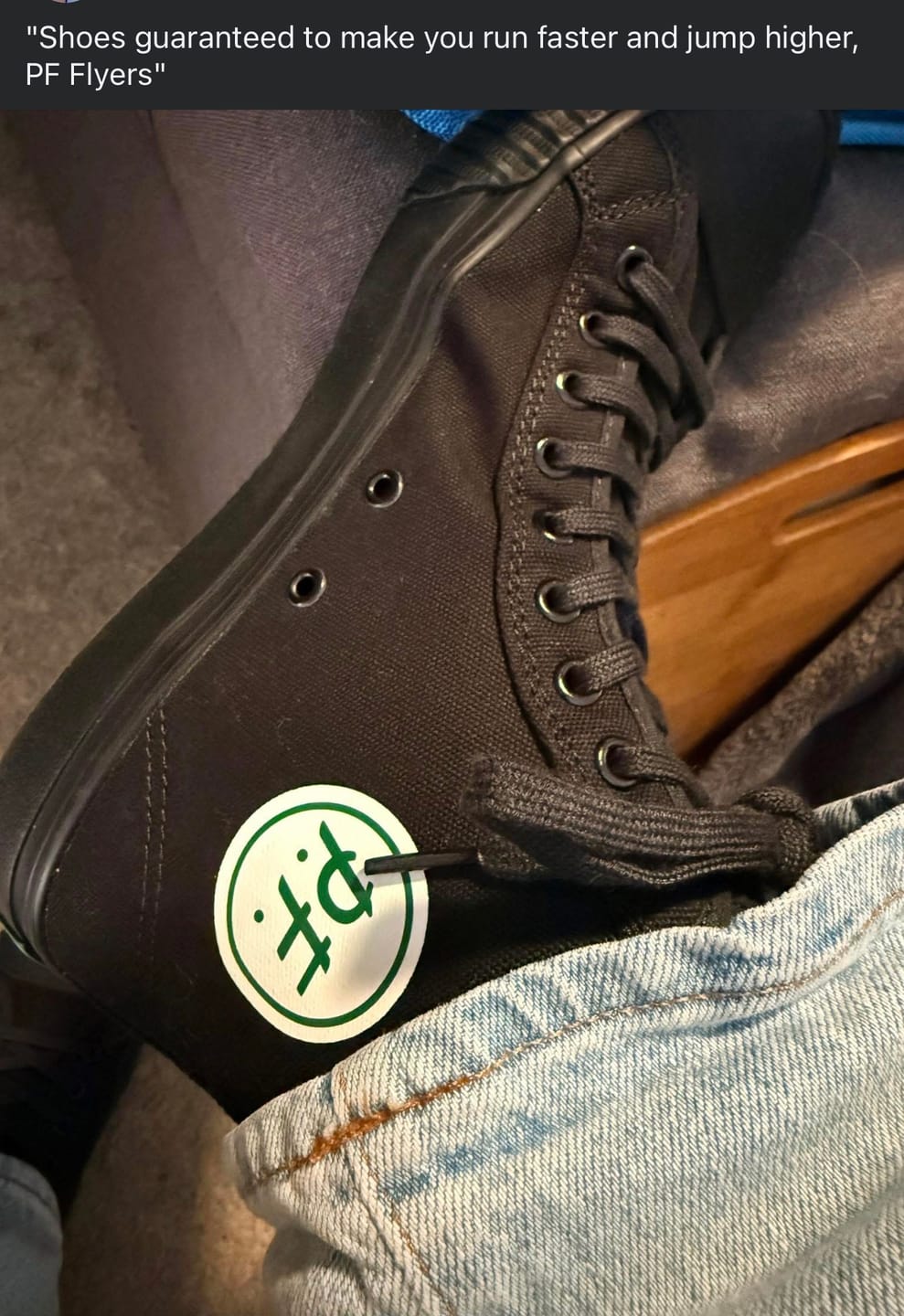 Customer photo review of 1993 Center High-Top Black