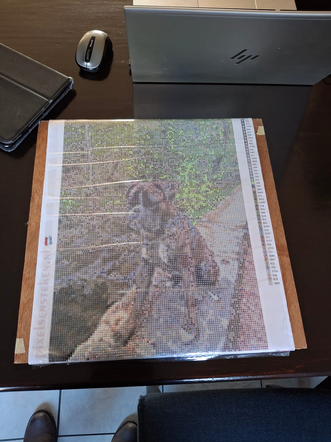 Customer photo review of Diamond Painting Eigen Foto - Snelle Levering