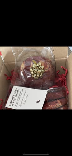 Customer photo review of Red Velvet Cookies