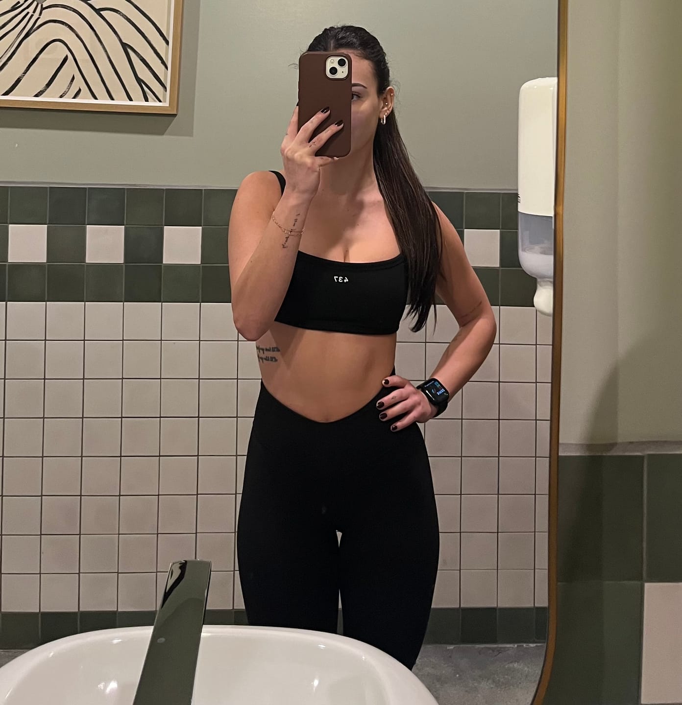 Customer photo review of The Micro Bra / Black