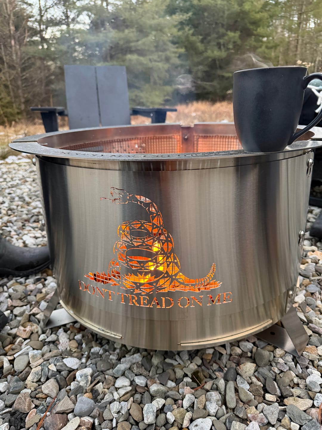 Customer photo review of MYFIRESIDE FIRE PIT 24 - BIG GUY [BUNDLES]