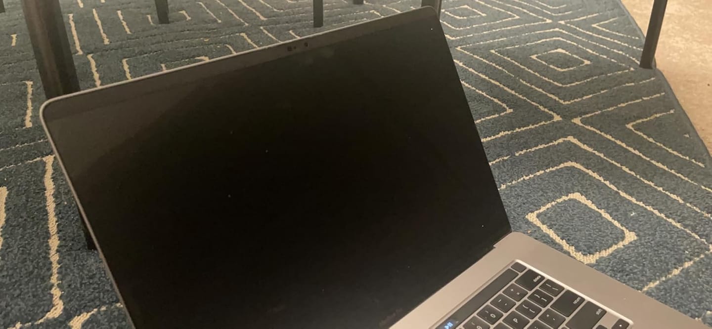 Customer photo review of Removable Computer Monitor Privacy Screen Filter - for 16:9 Aspect Ratio
