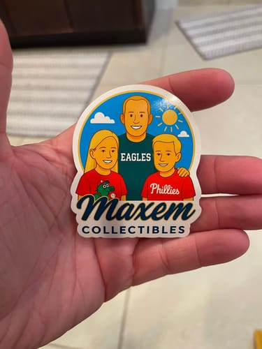 Customer photo review of Print Custom Stickers