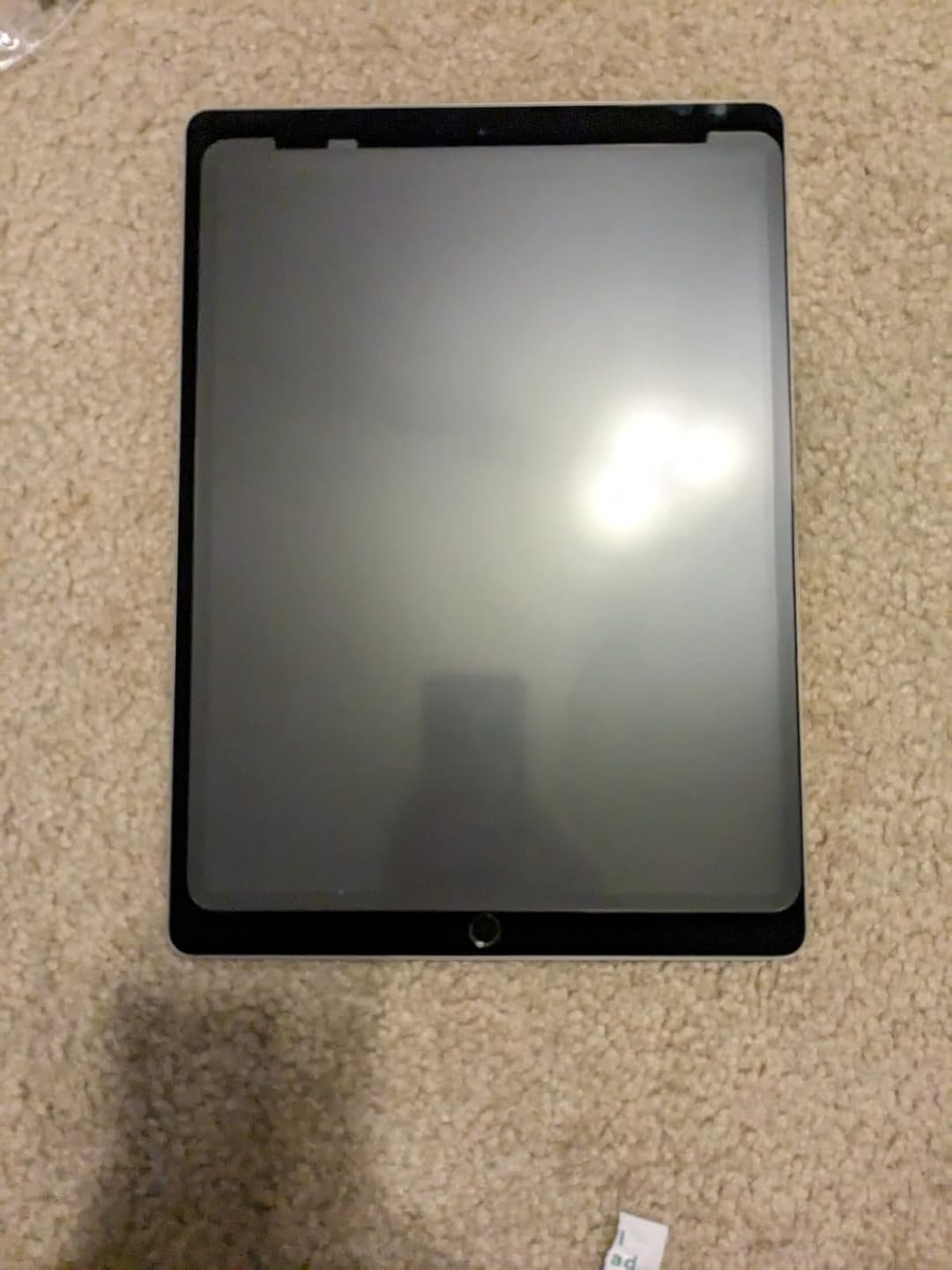 Customer photo review of Removable Computer Monitor Privacy Screen Filter - for 16:9 Aspect Ratio