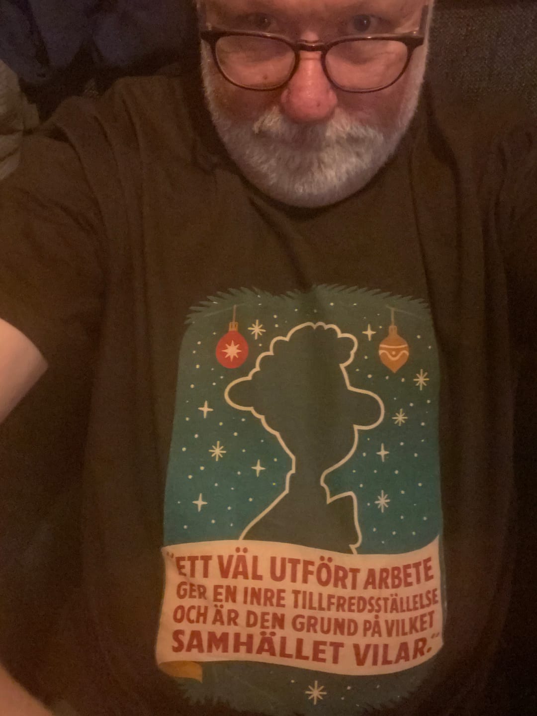 Customer photo review of Karl Bertil - T-shirt