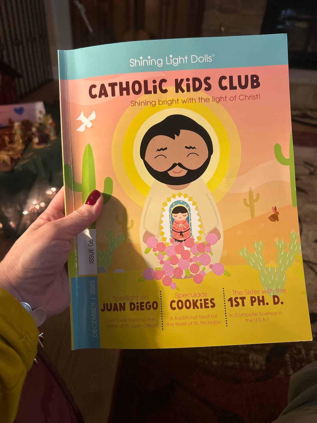 Customer photo review of Catholic Kids Club Magazine 1-Year Subscription (12 issues- 1 per month)