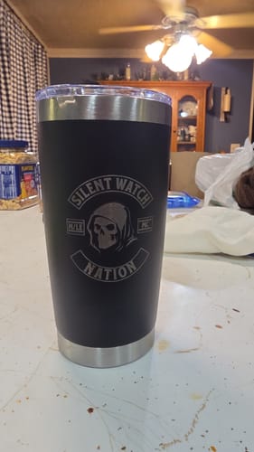 Customer photo review of (6 Pieces) Laser Engraved Tumbler | 20 oz