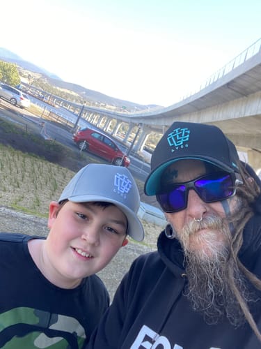 Customer photo review of LVCO "Grey" A-Frame LVCO Snapback