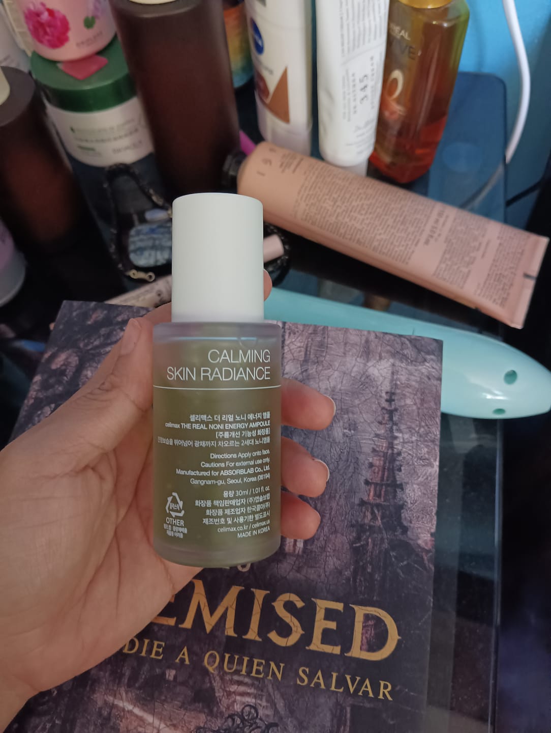 Customer photo review of Noni Ampoule Calming + Radiance