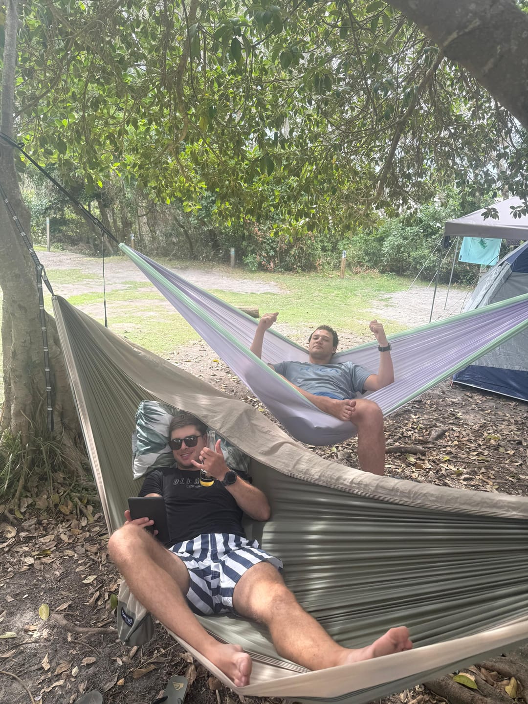Customer photo review of Lightweight Double Hammock