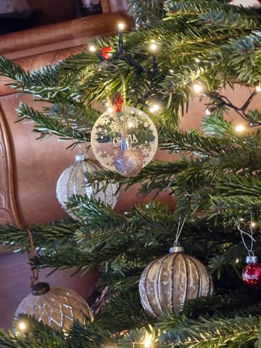 Customer photo review of Weihnachtsdeko mit Schneeflocken