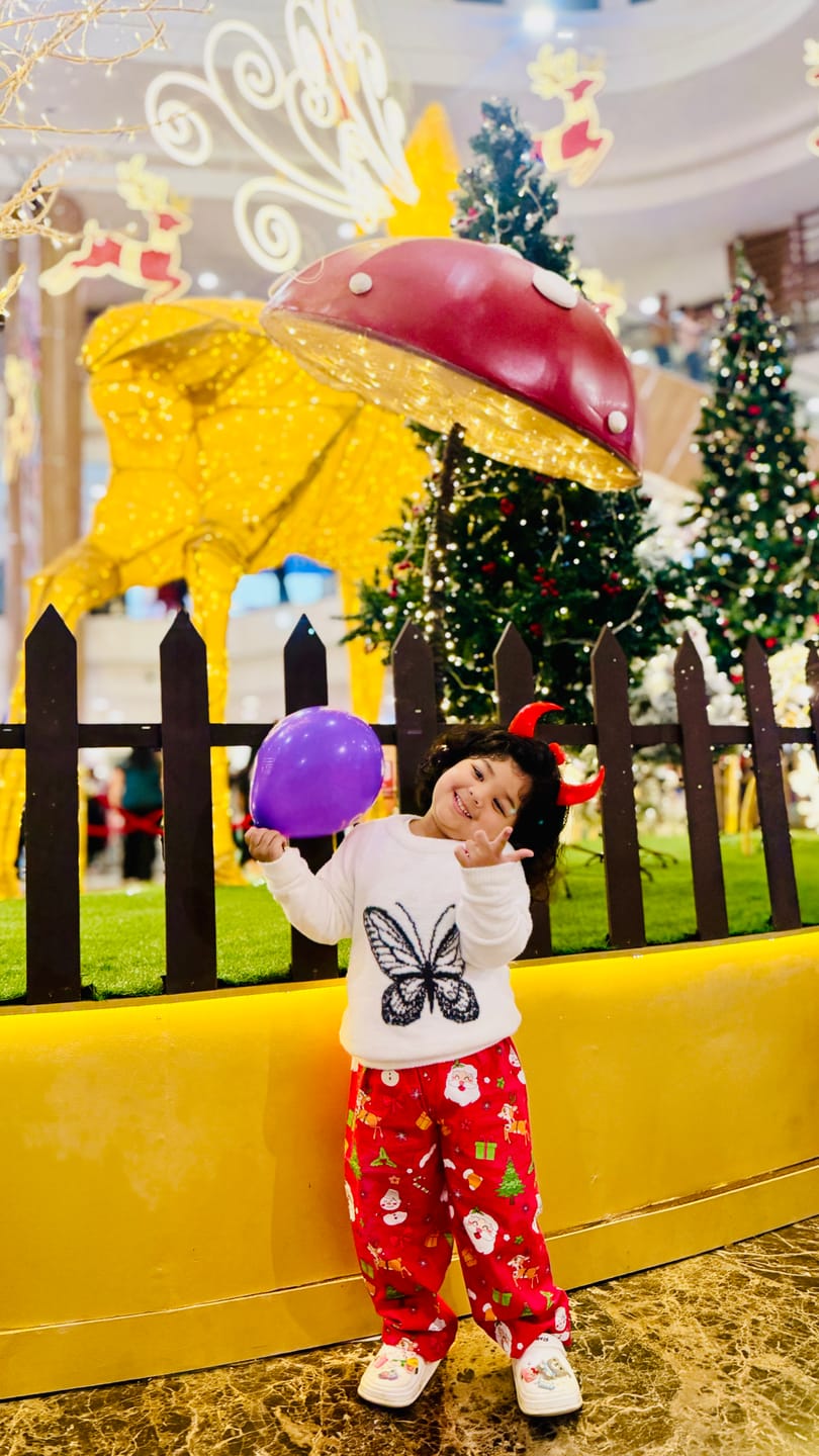 Customer photo review of Red Santa and Snowman Night Suit