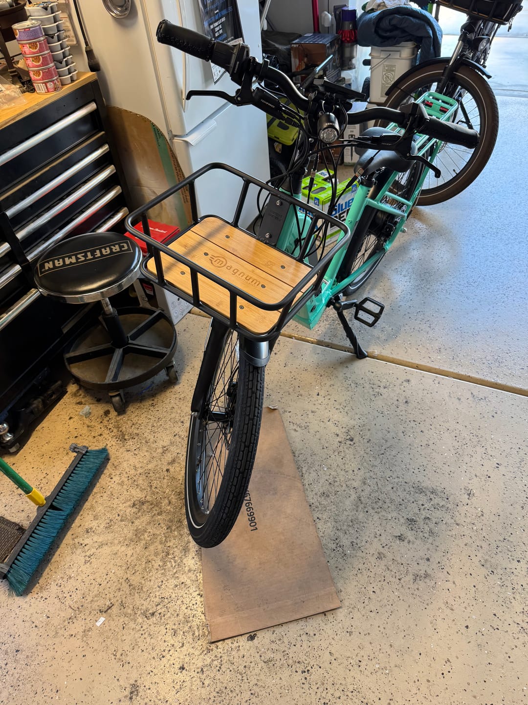 Customer photo review of Multi-Purpose Front Cargo Basket