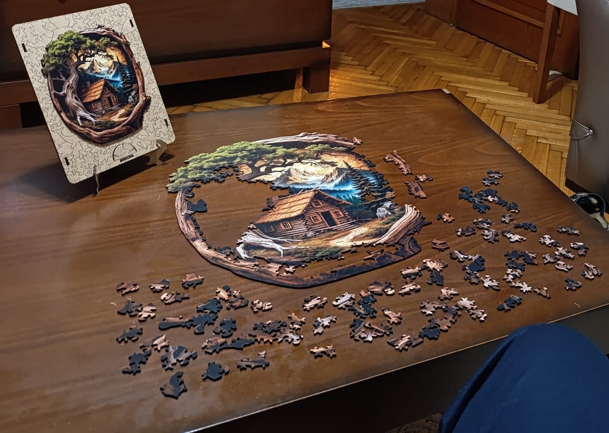 Customer photo review of Ağaç Ev - Ahşap Puzzle