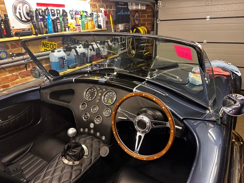 Customer photo review of Wood Rim Steering Wheel 70mm PCD.  3 Diameters.  2 Colours