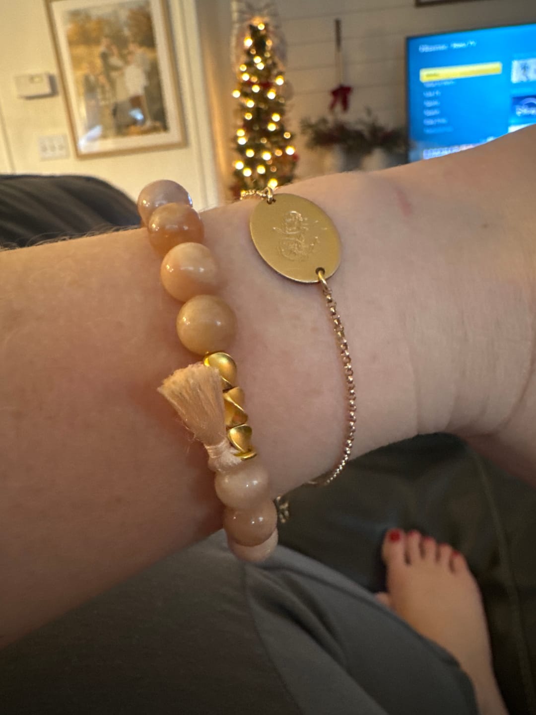Customer photo review of Strength Bracelet