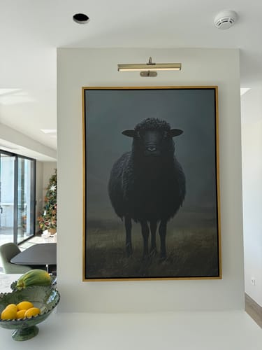 Customer photo review of Black Sheep Print