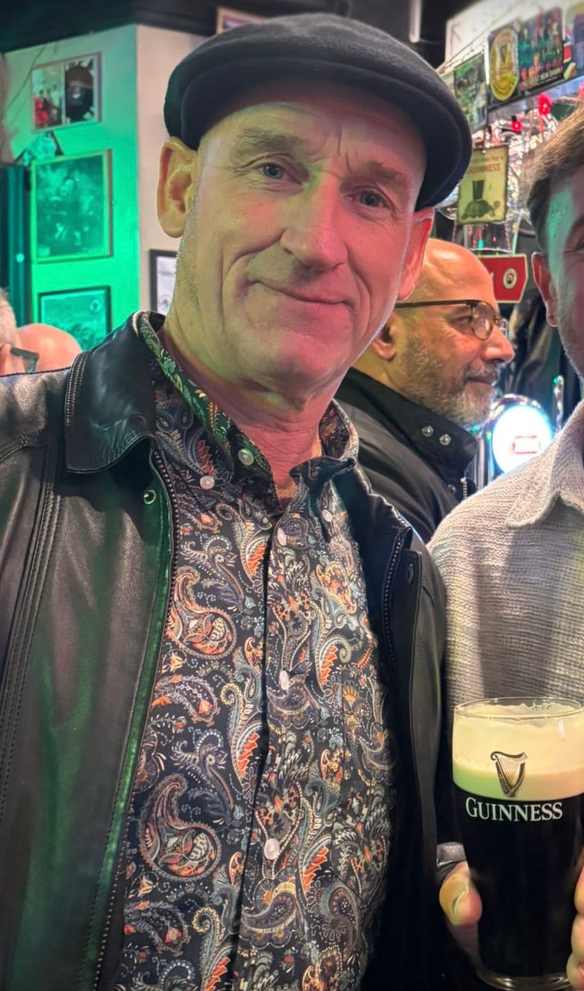 Customer photo review of Men's Navy colourful Paisley shirt - PS-36