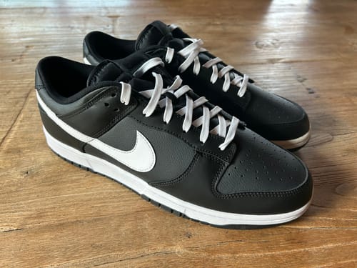 Customer photo review of Nike Dunk Low "Black/White"  Mens