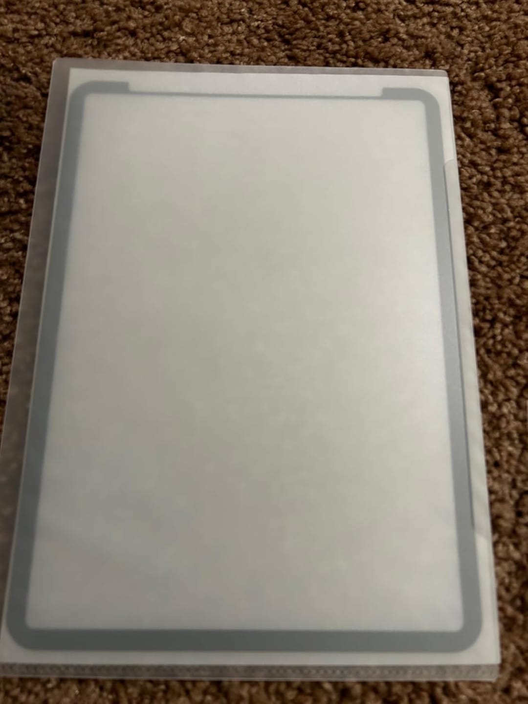 Customer photo review of Removable Computer Monitor Privacy Screen Filter - for 16:9 Aspect Ratio