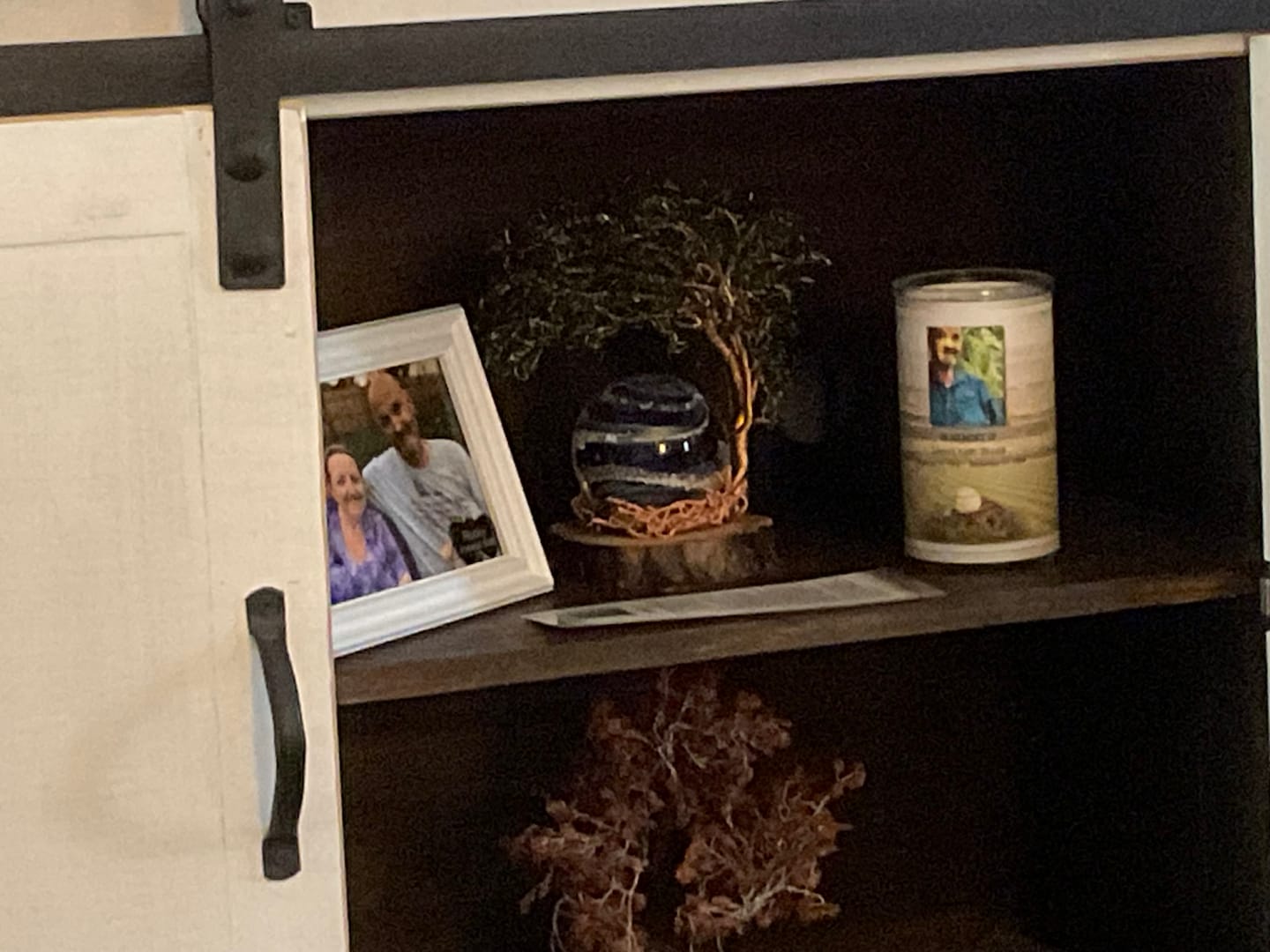 Customer photo review of Reading Tree Of Life with Tranquil Swirl Orb