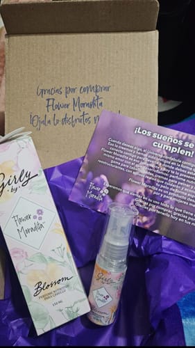 Customer photo review of Perfume para cabello 150 ml + Perfume Travel Size GRATIS