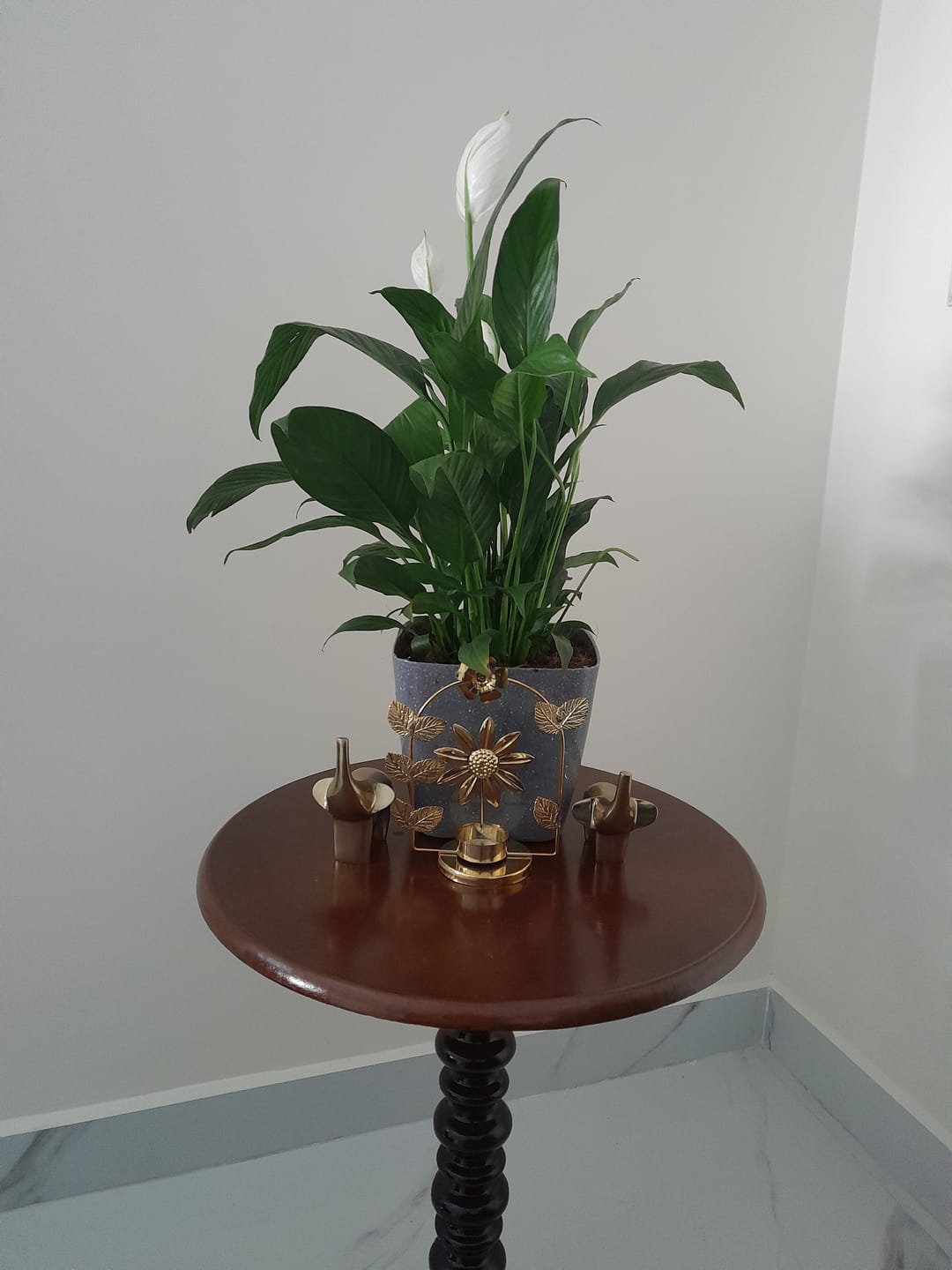 Customer photo review of Wooden Side Table for Living Room Coffee End Table