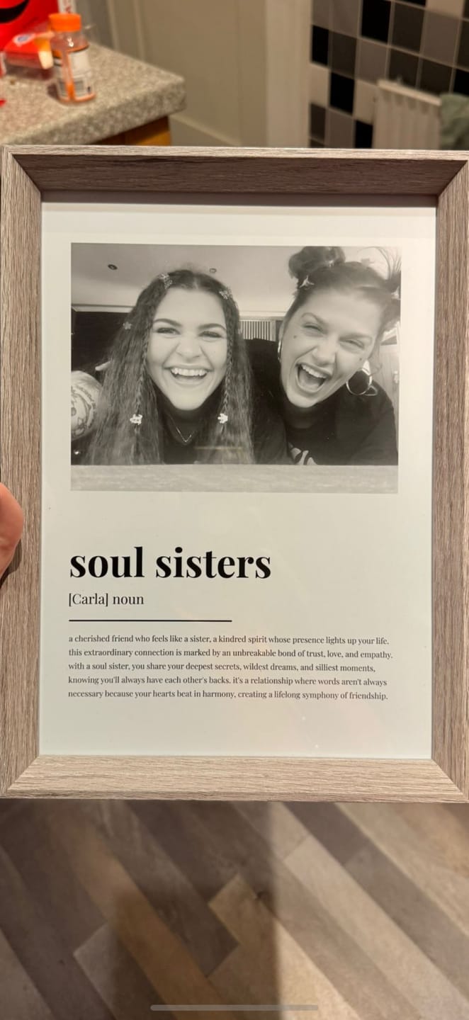 Customer photo review of Personalised Friendship Definition Photo Print
