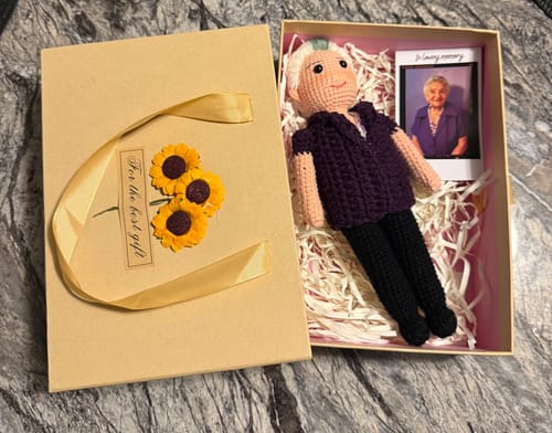 Customer photo review of Tranquil® - Personalized Crochet Doll (Bigger sizes) (Christmas CUT-OFF: Nov 25th)