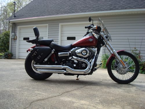 Customer photo review of H-D® Dyna Right Side Solo Bag - DR02