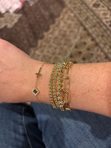 Customer photo review of The Cross Bracelet