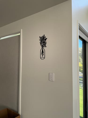 Customer photo review of Three Piece Floral Vase Set