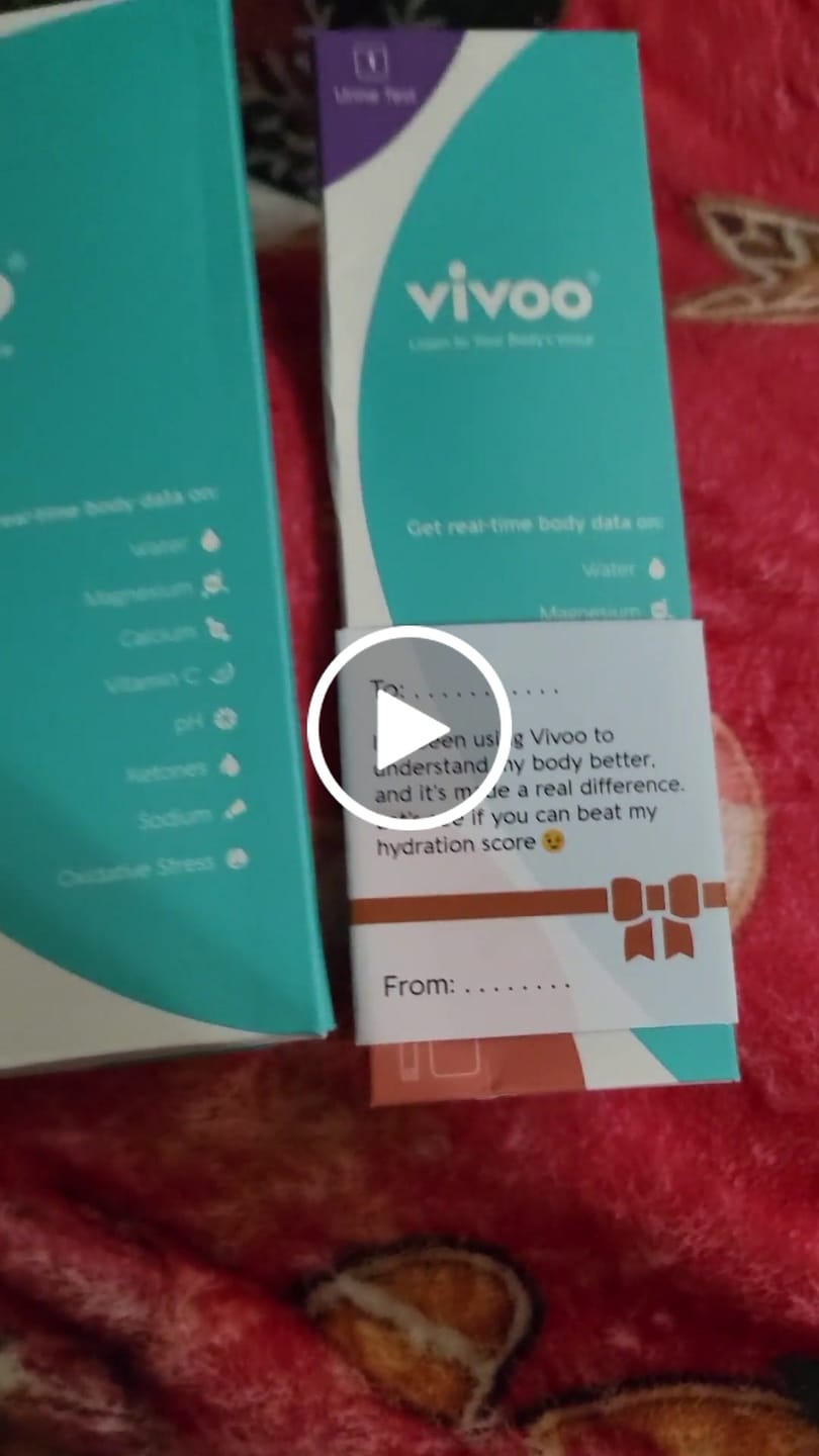 Customer video review of Vivoo Wellness Test