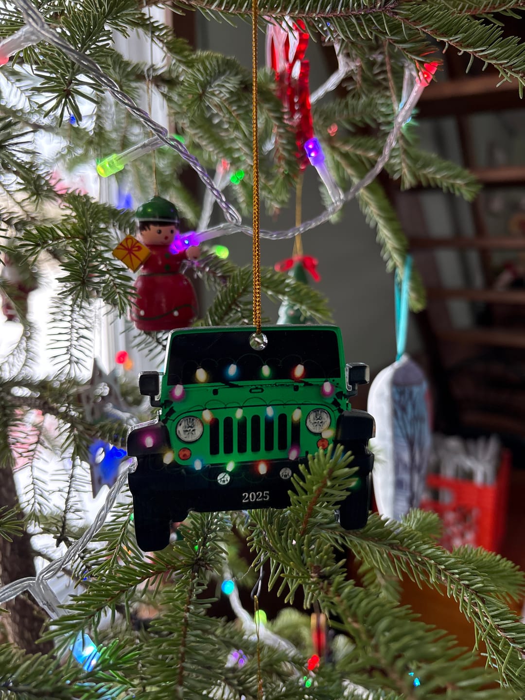 Customer photo review of Personalized Car Acrylic Christmas Ornament