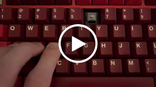 Customer video review of HMX VALERIAN LIGHT TACTILE SWITCH FACTORY LUBED (10PCS)