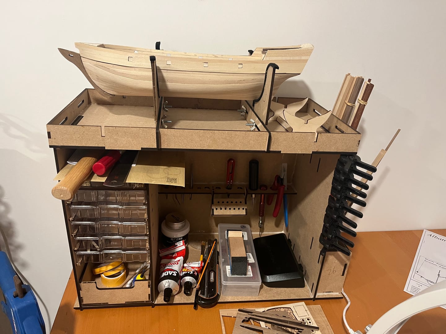Customer photo review of Mueble taller organizador
