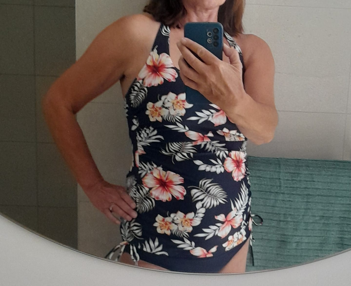 Customer photo review of Captain Tankini Drawstring Set