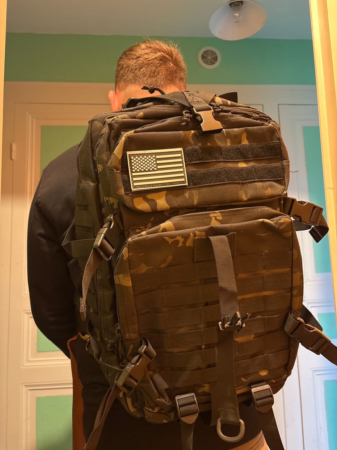 Customer photo review of Sac à dos militaire 50L