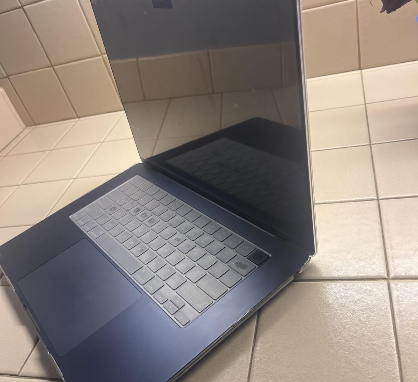 Customer photo review of Removable Computer Monitor Privacy Screen Filter - for 16:9 Aspect Ratio