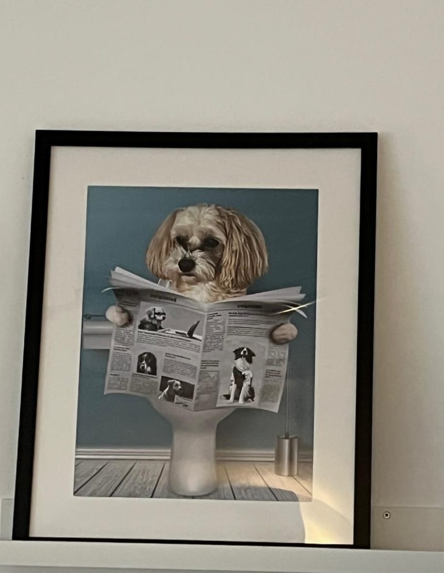 Customer photo review of Wichtige Sitzung - Individuelles Poster